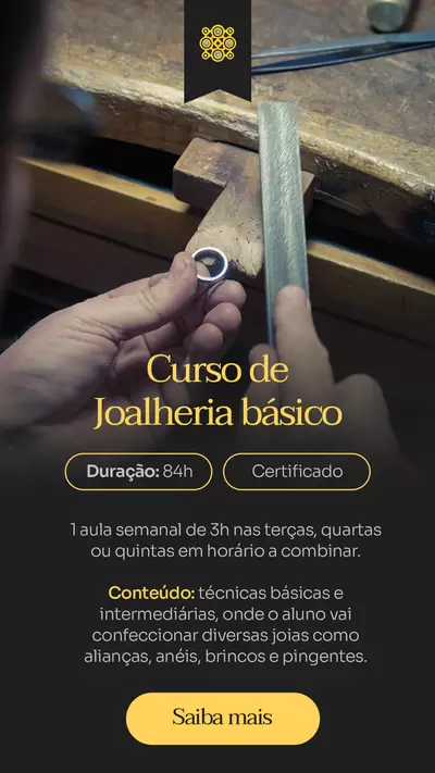 Curso de Joalheria Básico