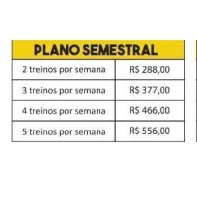 Treinamento Funcional Plano Semestral